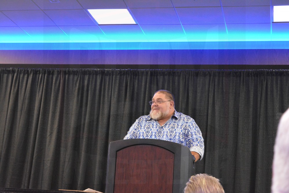Bill Demott at the Tragos/Thesz Professional Wrestling Hall of Fame induction on Saturday, July 22, 2023, in Waterloo, Iowa. Photo by Joyce Paustian