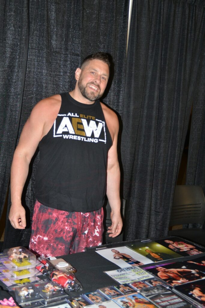 Colt Cabana at the Tragos/Thesz Professional Wrestling Hall of Fame induction weekend on Friday, July 21, 2023, in Waterloo, Iowa. Photo by Wayne Palmer