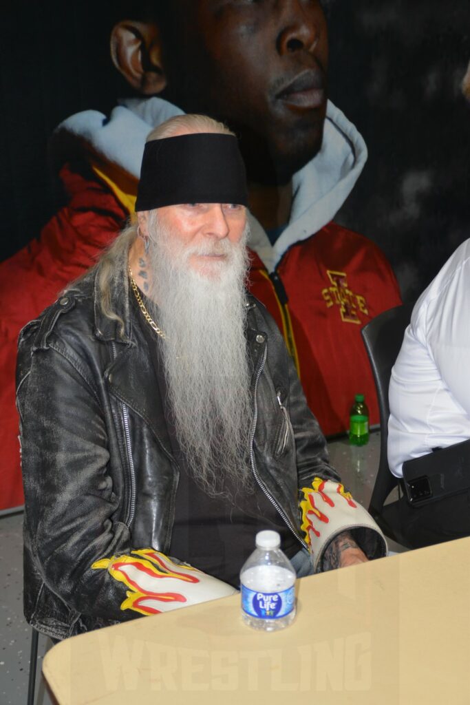 Jimmy Valiant at the Tragos/Thesz Professional Wrestling Hall of Fame induction weekend on Saturday, July 22, 2023, in Waterloo, Iowa. Photo by Wayne Palmer