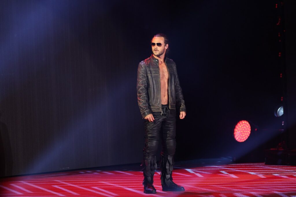 Jack Perry's entrance, at TD Garden, in Boston, on Wednesday, July 19, 2023. Photo by George Tahinos, georgetahinos.smugmug.com