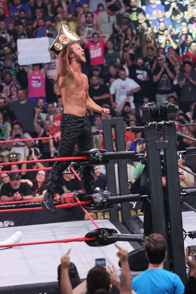 Jack Perry wins FTW Championship, at TD Garden, in Boston, on Wednesday, July 19, 2023. Photo by George Tahinos, georgetahinos.smugmug.com