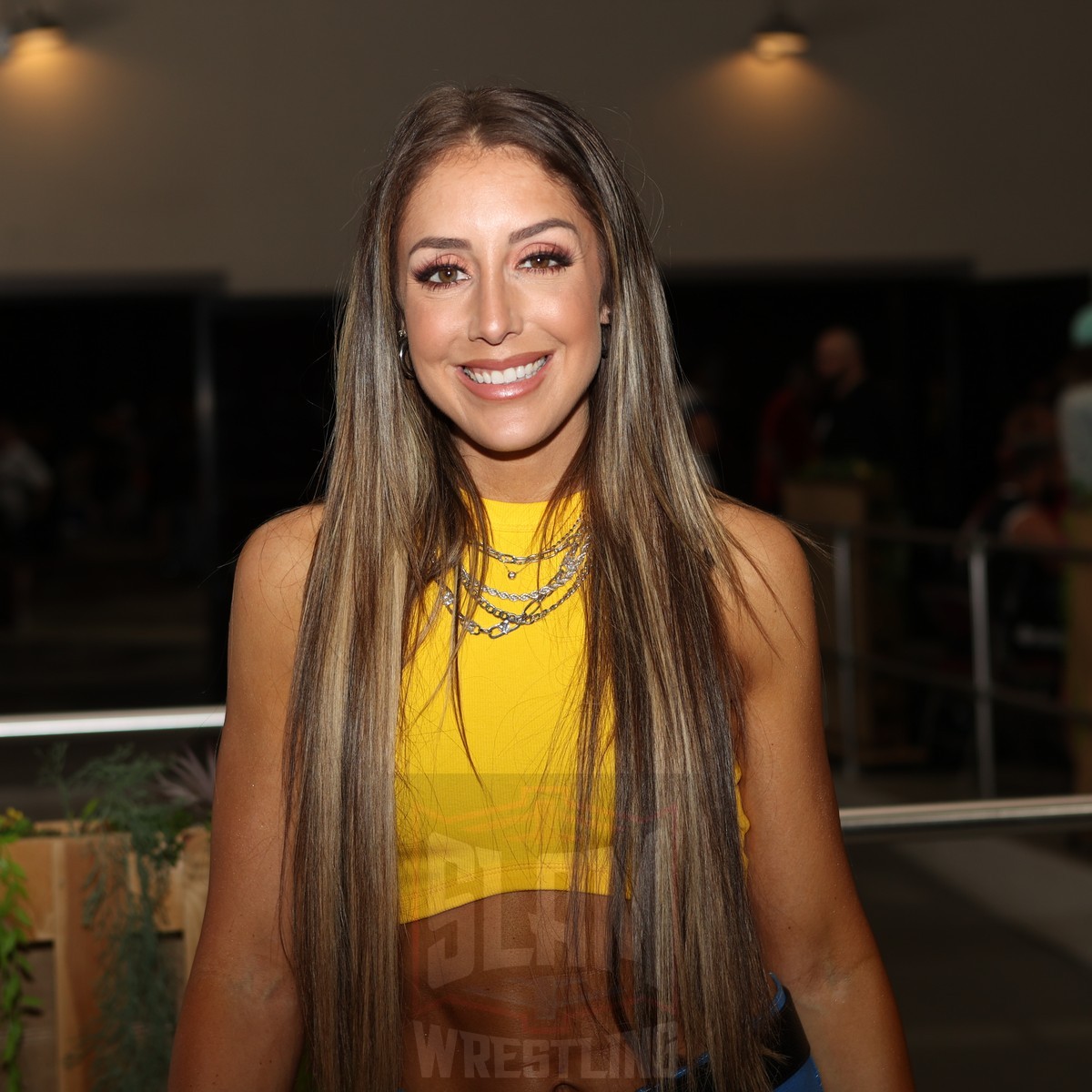 Britt Baker at the Icons of Wrestling Convention & Fanfest on Saturday, July 1, 2023, at the 2300 Arena, in Philadelphia, PA. Photo by George Tahinos, https://georgetahinos.smugmug.com