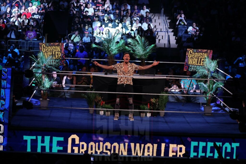 The Grayson Waller Effect at WWE Smackdown at Madison Square Garden, in New York City, on Friday, July 7, 2023. Photo by George Tahinos, georgetahinos.smugmug.com