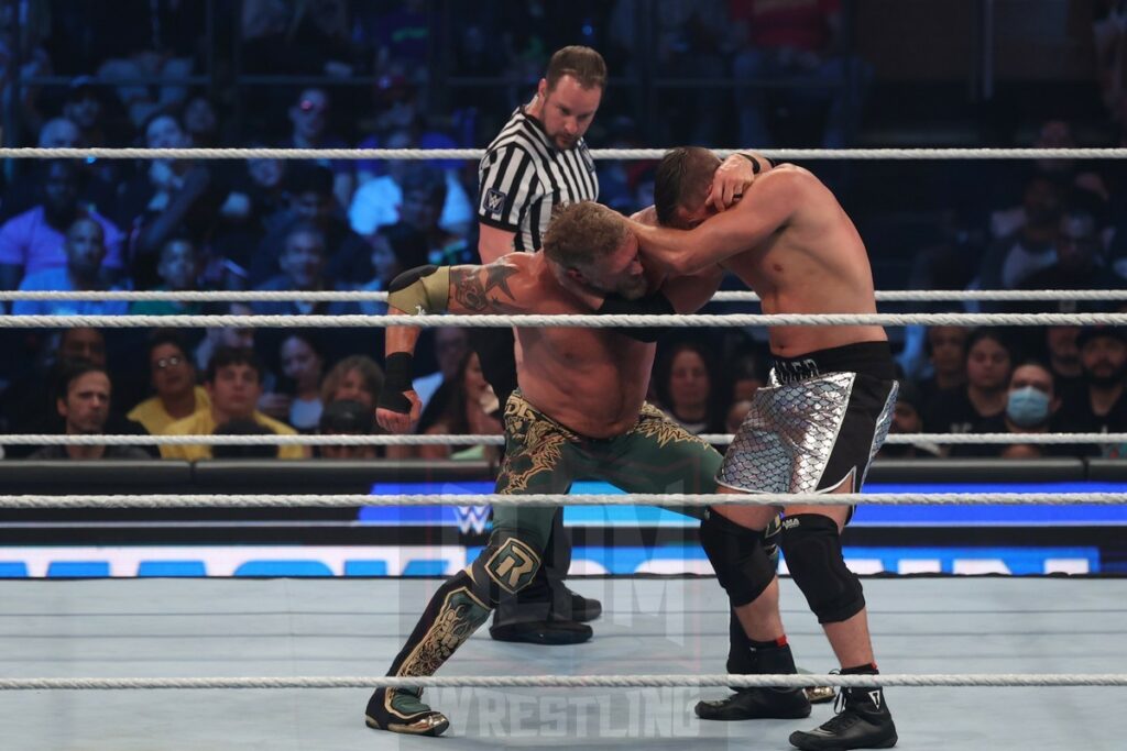 Edge vs. Grayson Waller at WWE Smackdown at Madison Square Garden, in New York City, on Friday, July 7, 2023. Photo by George Tahinos, georgetahinos.smugmug.com