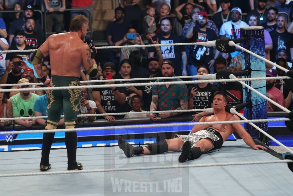 Edge vs. Grayson Waller at WWE Smackdown at Madison Square Garden, in New York City, on Friday, July 7, 2023. Photo by George Tahinos, georgetahinos.smugmug.com