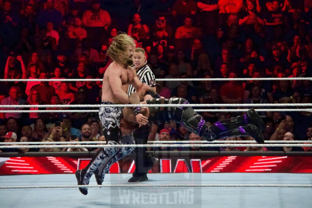 Judgement Day Vs. Seth Rollins, Sami Zayn & Kevin Owens at the KeyBank Center in Buffalo, New York, on Monday, July 10, 2023, as WWE presented Monday Night Raw. Photo by Steve Argintaru, Twitter: @stevetsn Instagram: @stevetsn