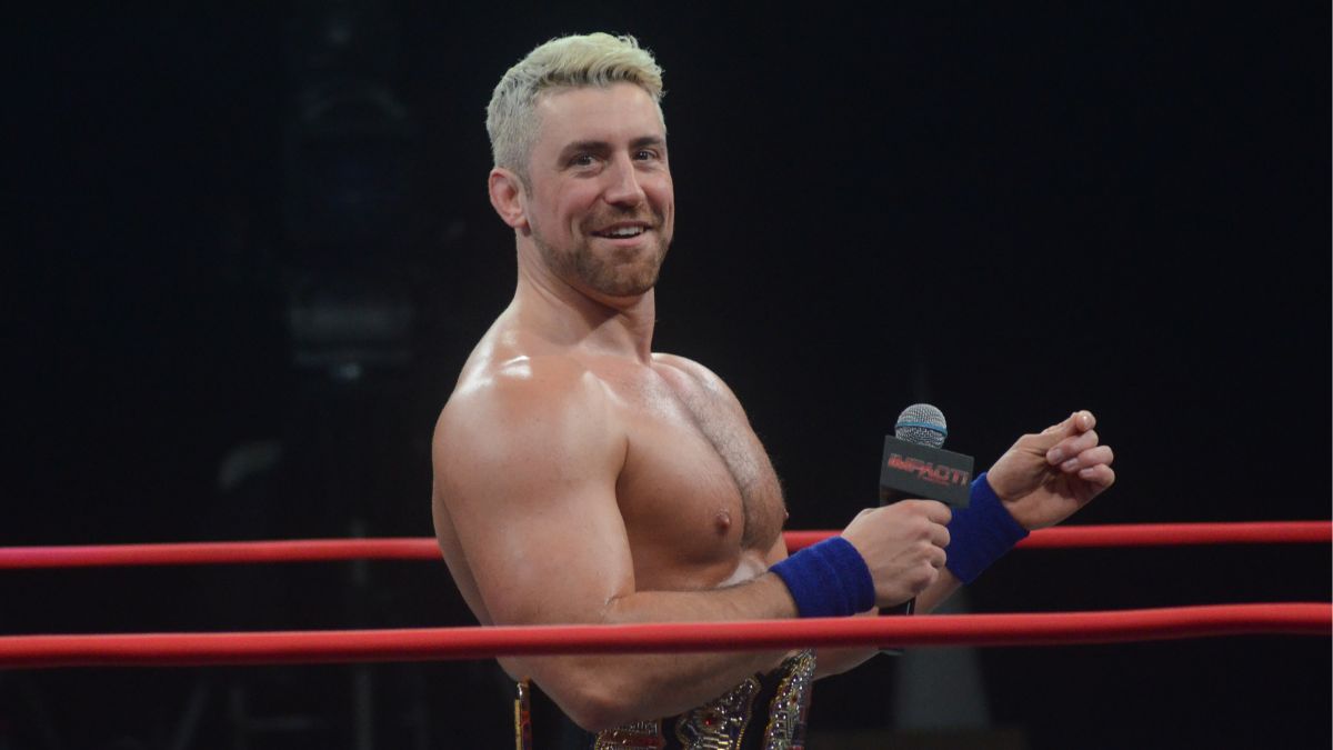 Joe Hendry at Impact Wrestling Sacrifice on Friday, March 24, 2023, at St. Clair College in Windsor, Ontario. Photo by Brad McFarlin