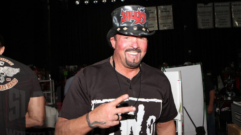 Buff Bagwell at The Asylum WrestleBash '22 on Saturday, August 20, 2022, at the Police Athletic League in Parsippany, New Jersey. Photo by George Tahinos, https://georgetahinos.smugmug.com