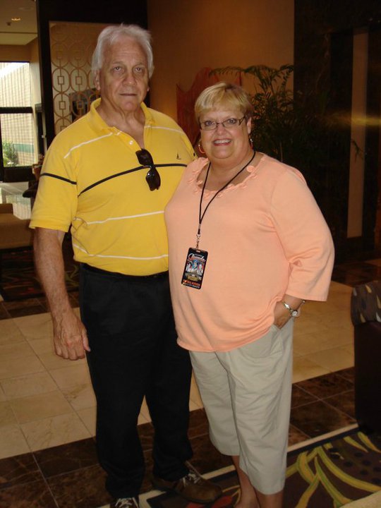 Tommy Seigler and Peggy Latham in Charlotte, NC, at a reunion in 2010. Photo by Christine Coons, www.coonsphotography.com