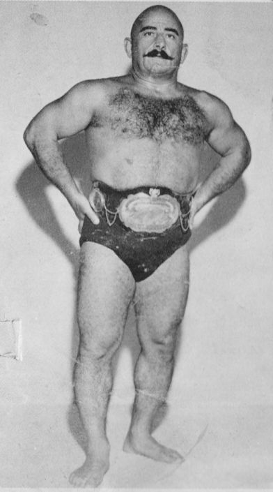 Ali Bey as the World Light-heavyweight champion in 1963.