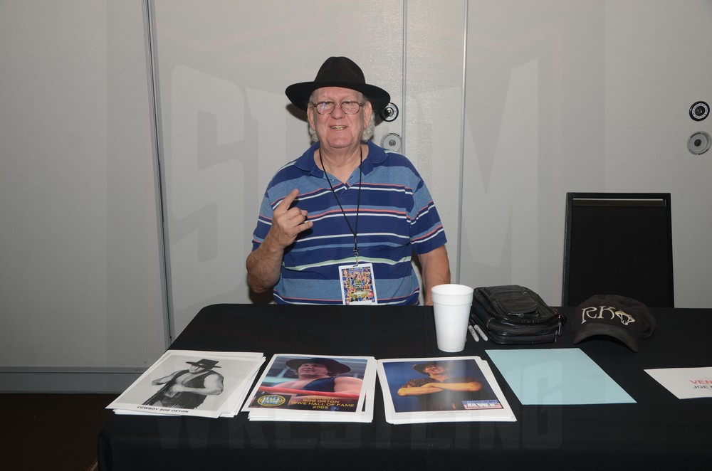 Cowboy Bob Orton at the Cauliflower Alley Club reunion on Monday, August 28, 2023, at the Plaza Hotel & Casino in Las Vegas. Photo by Brad McFarlin
