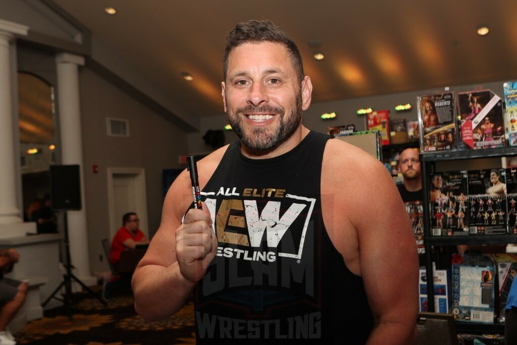 Colt Cabana at WrestleBash 2 on Sunday, August 20, 2023, at the DoubleTree by Hilton Fairfield Hotel and Suites in Fairfield, New Jersey. Photo by George Tahinos, georgetahinos.smugmug.com