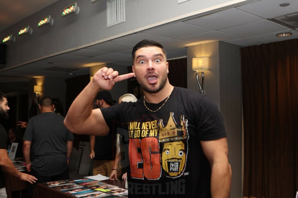 Ethan Page at WrestleBash 2 on Sunday, August 20, 2023, at the DoubleTree by Hilton Fairfield Hotel and Suites in Fairfield, New Jersey. Photo by George Tahinos, georgetahinos.smugmug.com