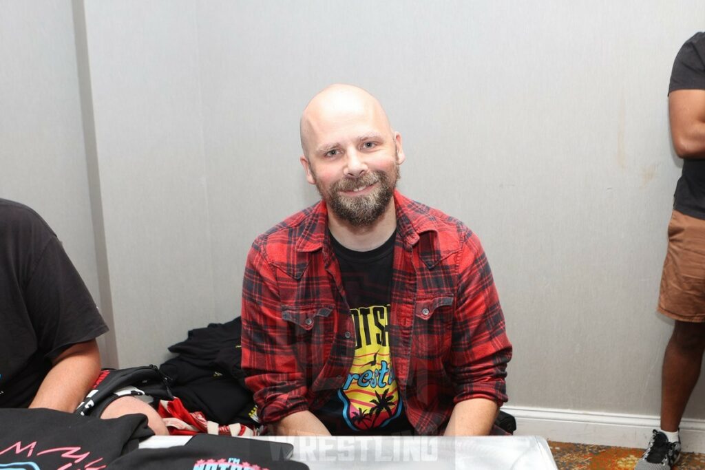 Sam Roberts at WrestleBash 2 on Sunday, August 20, 2023, at the DoubleTree by Hilton Fairfield Hotel and Suites in Fairfield, New Jersey. Photo by George Tahinos, georgetahinos.smugmug.com
