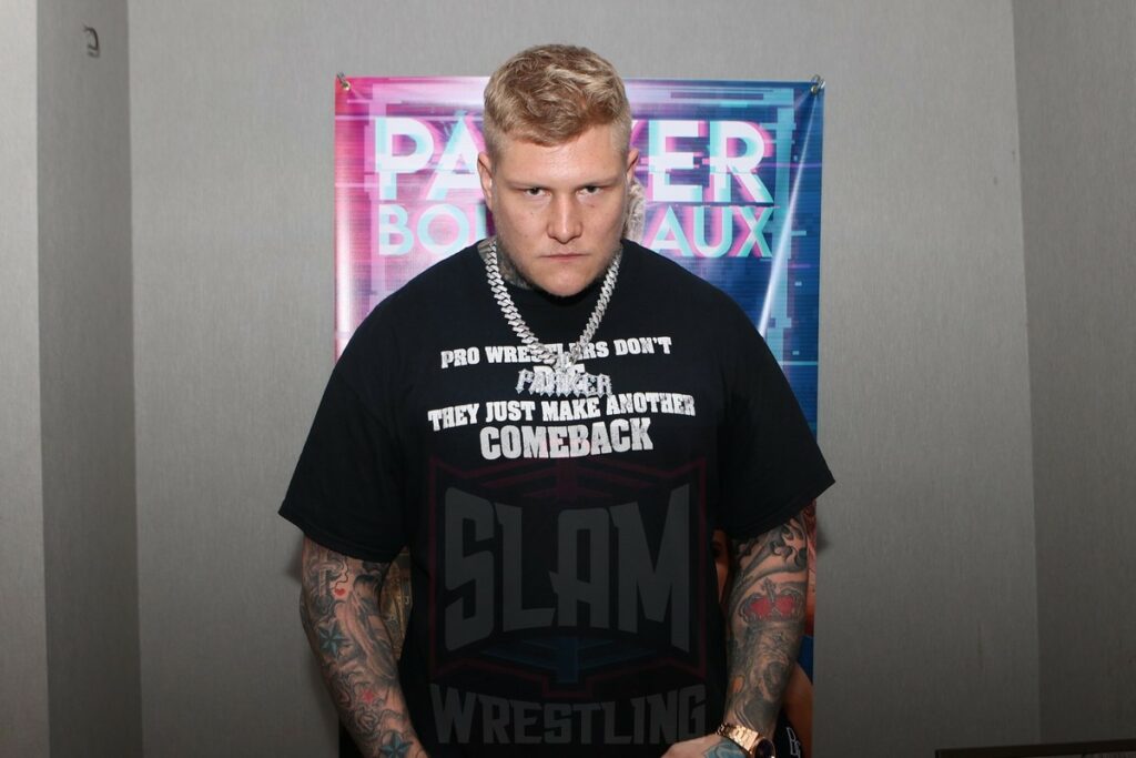 Parker Boudreaux at WrestleBash 2 on Sunday, August 20, 2023, at the DoubleTree by Hilton Fairfield Hotel and Suites in Fairfield, New Jersey. Photo by George Tahinos, georgetahinos.smugmug.com