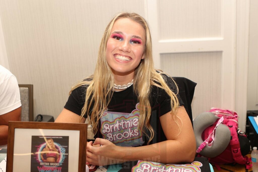Brittnie Brooks at WrestleBash 2 on Sunday, August 20, 2023, at the DoubleTree by Hilton Fairfield Hotel and Suites in Fairfield, New Jersey. Photo by George Tahinos, georgetahinos.smugmug.com
