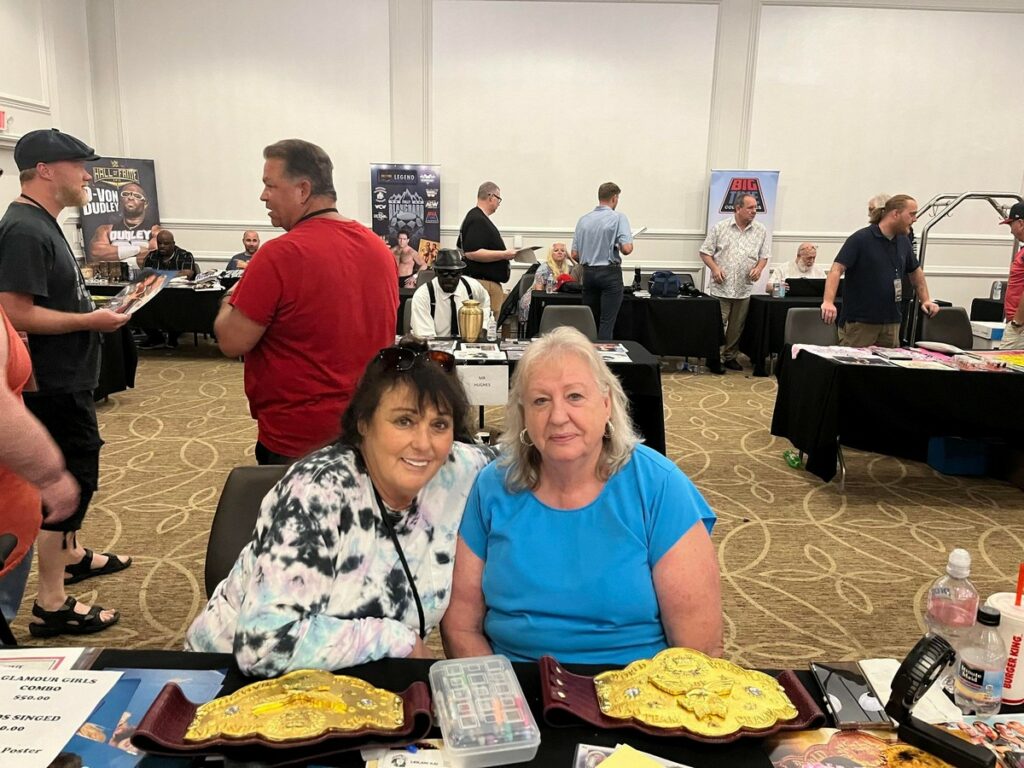 Leilani Kai and Judy Martin at The Gathering in Charlotte, NC, on Saturday, August 5, 2023. Photo by Greg "Count Grog" Mosorjak