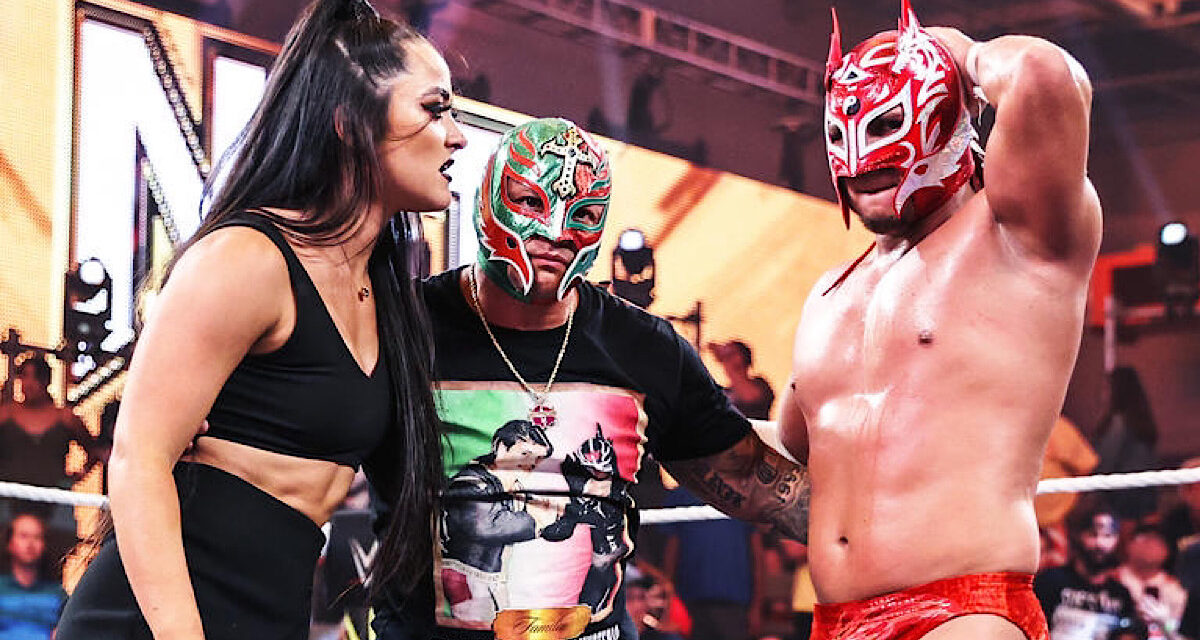 NXT: Rey Mysterio takes Dragon Lee’s corner