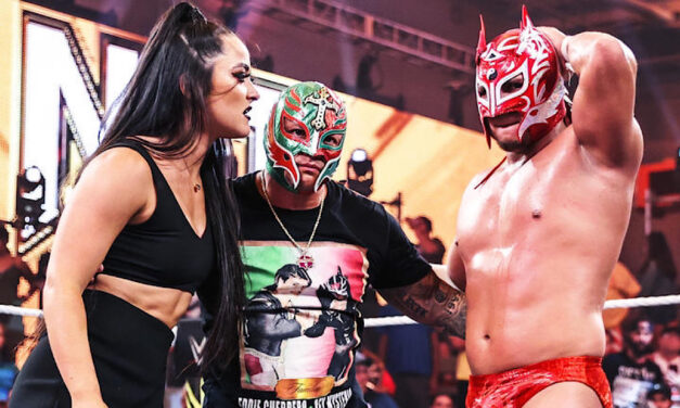 NXT: Rey Mysterio takes Dragon Lee’s corner