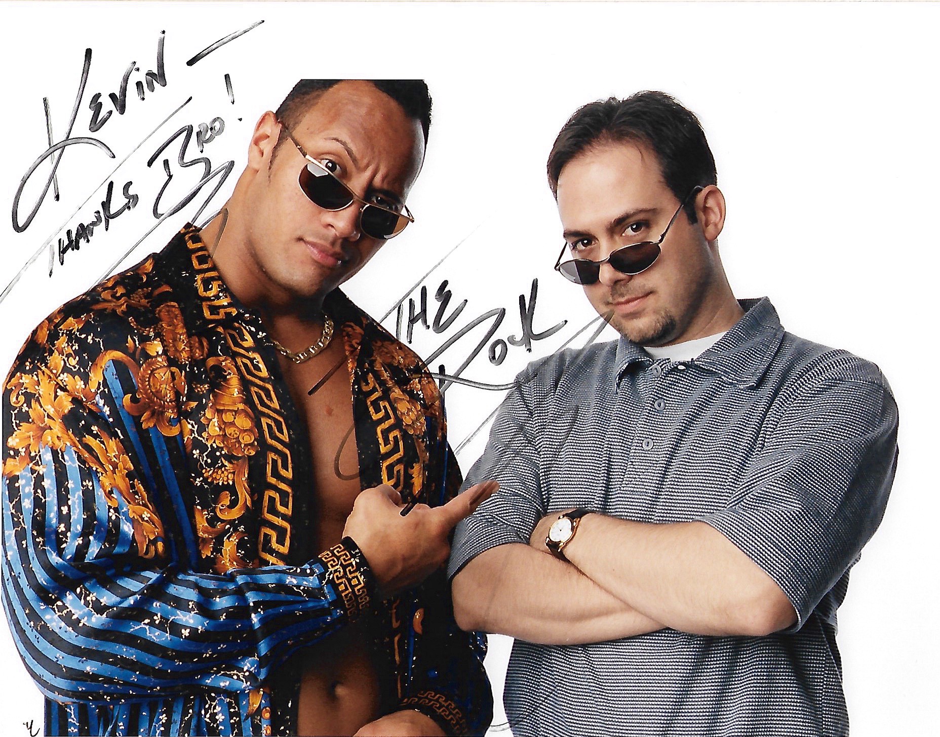 The Rock Dwayne Johnson and Kevin Snow, then of TV Guide Canada.