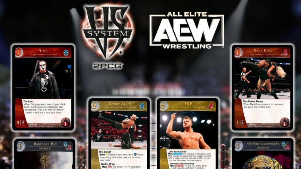 AEW card game cover