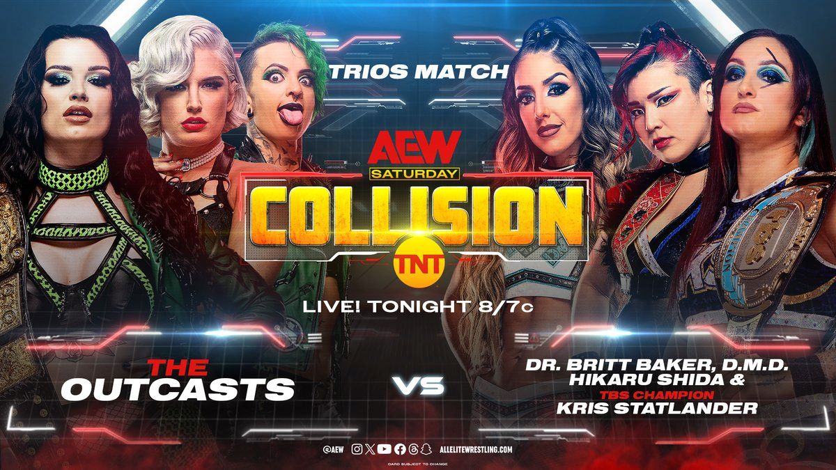 Aew Collision (and Rampage): The Card Is Subject To Change Before All 