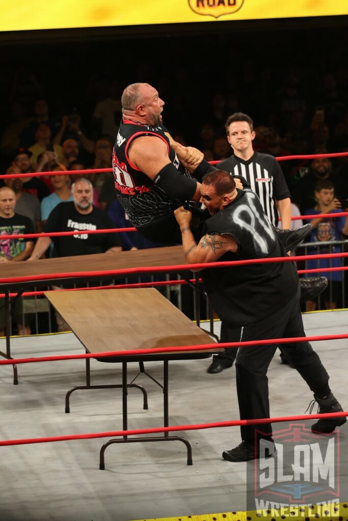 Anything Goes match: PCO vs Bully Ray at Impact Victory Road on Friday, September 8, 2023, at the Westchester County Center in White Plains, NY. Photo by George Tahinos, georgetahinos.smugmug.com
