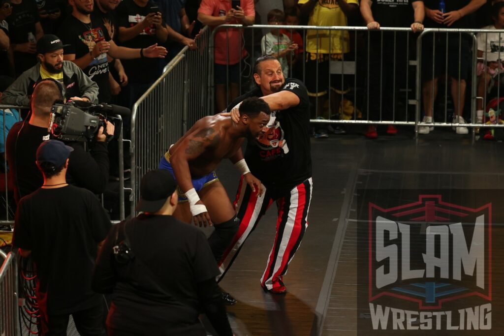 Title vs. Career match for the Impact Digital Media Championship: Tommy Dreamer vs Kenny King (c) w/ Sheldon Jean at Impact Victory Road on Friday, September 8, 2023, at the Westchester County Center in White Plains, NY. Photo by George Tahinos, georgetahinos.smugmug.com