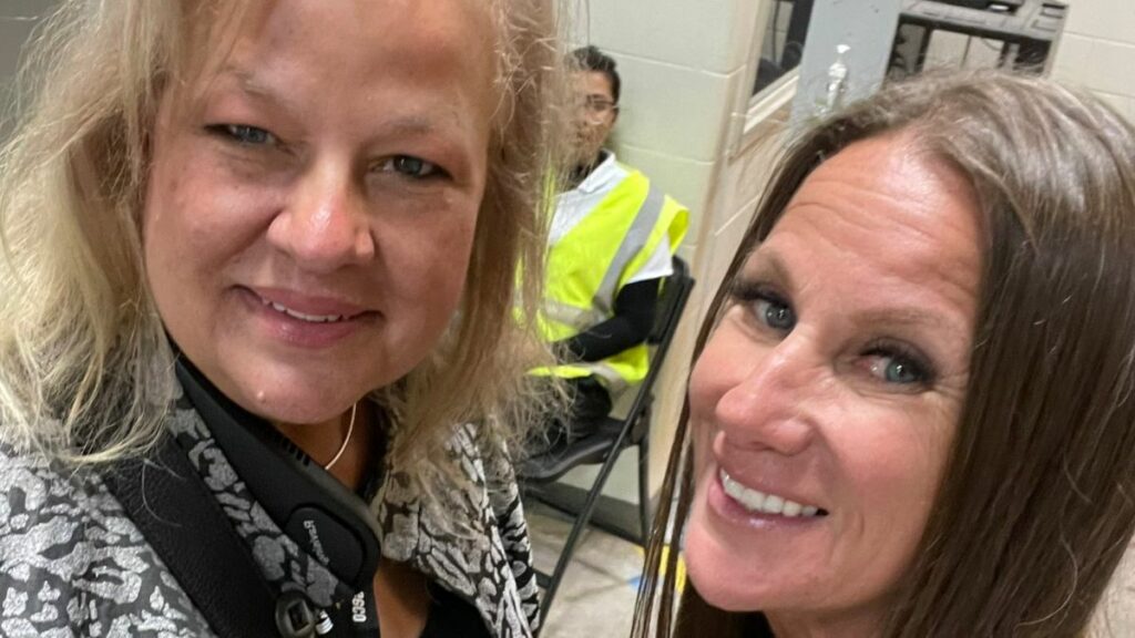 Wendi Richter and Madusa in June 2023. Photo courtesy Madusa