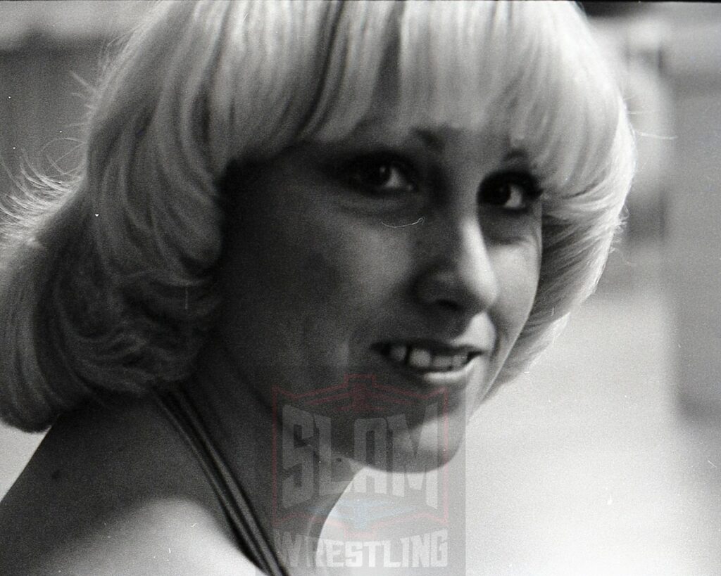 Joyce Grable close up. Courtesy the collection of Chris Swisher