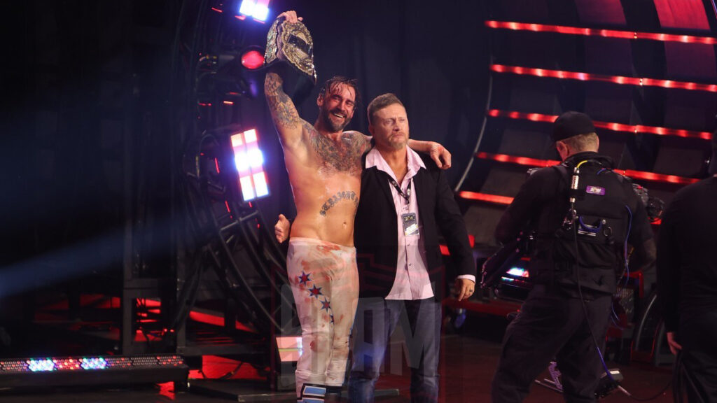 Punk and his pal Ace Steel during better times in AEW. Courtesy: