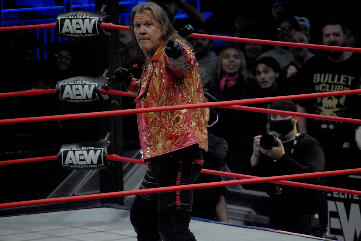 Chris Jericho at AEW Collision on Saturday, September 30, 2023, at the Climate Pledge Arena, in Seattle, WA. Photo by Ben Lypka