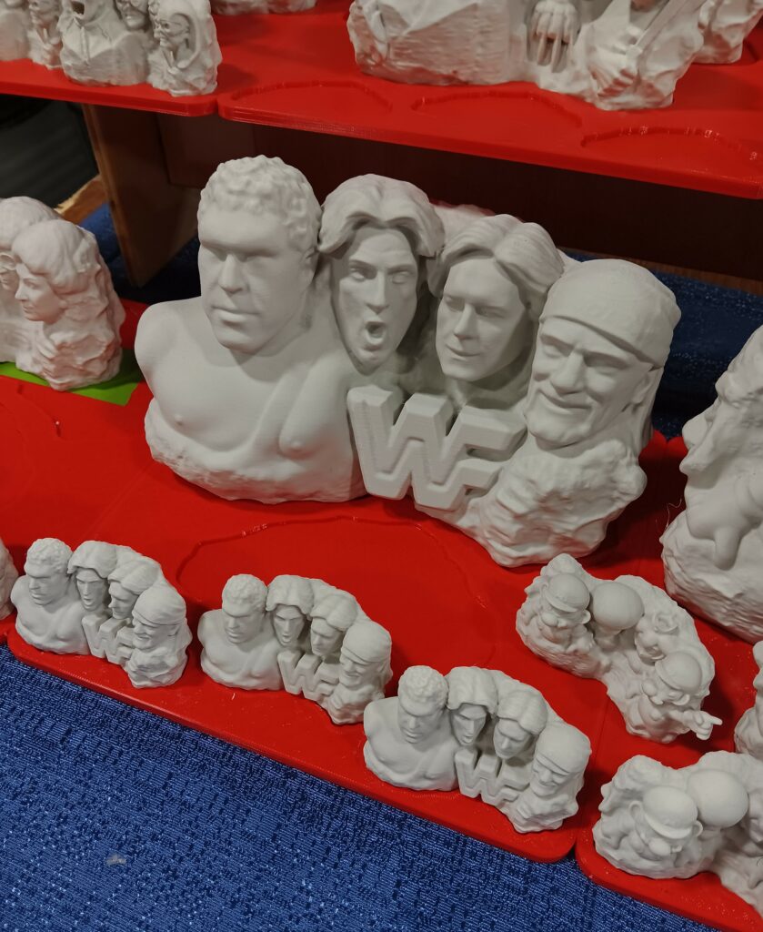 WWF Mt. Rushmore of Andre the Giant, Ric Flair, Roddy Piper and Hulk Hogan