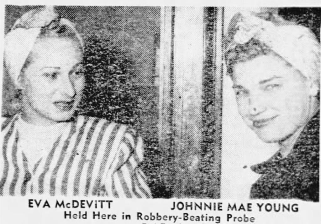 Eva Lee McDevitt and Johnnie Mae Young