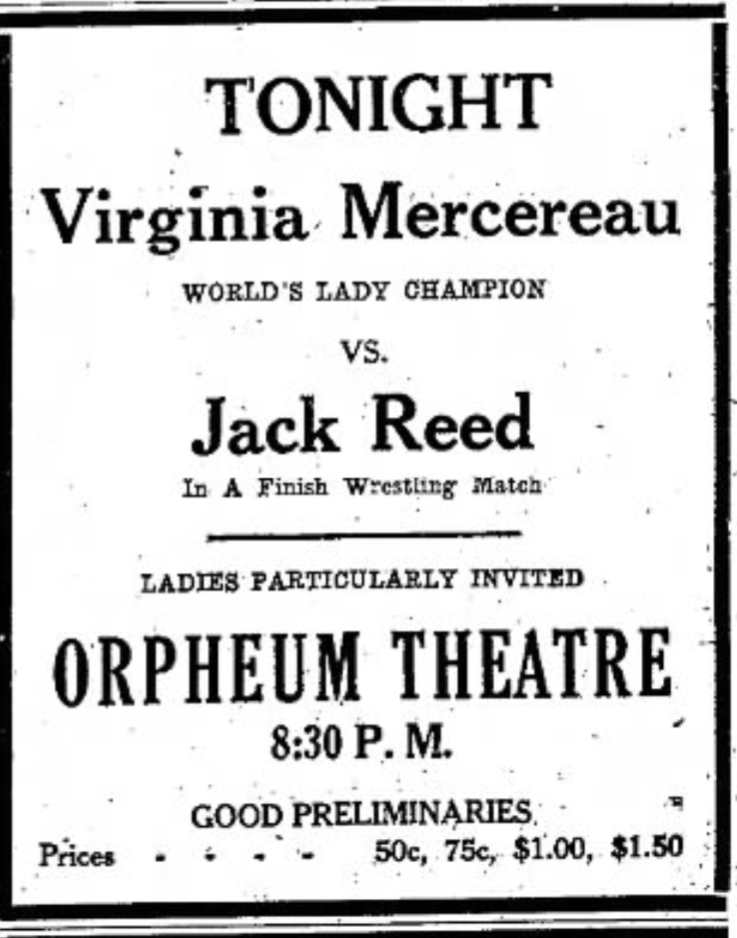 Virginia Mercereau vs. Jack Reed