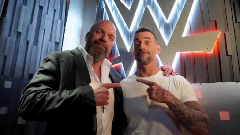 Triple H / Paul Levesque and CM Punk post-Survivor Series. X photo