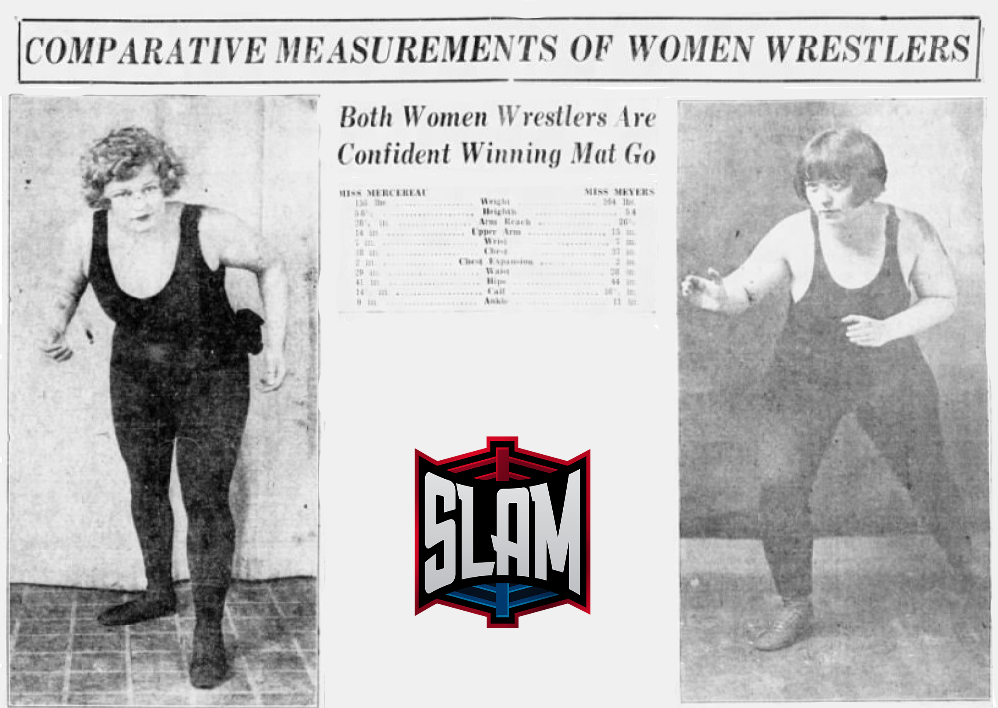 Virginia Mercereau vs. Teddy Meyers 1927 women’s middleweight championship