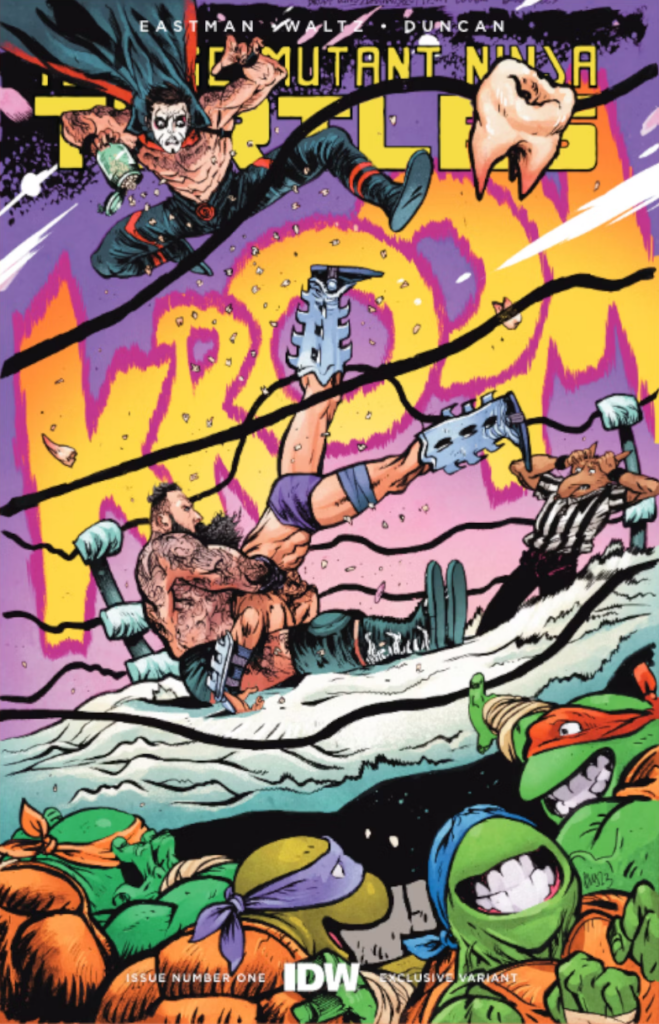 Teenage Mutant Ninja Turtles #1 with Danhausen and Brody King
