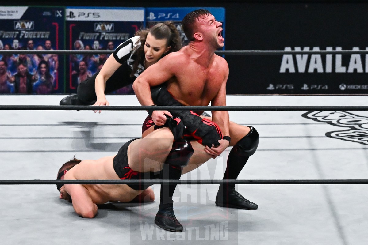 Bryan Danielson vs Daniel Garcia in a Blue League Continental Classic match at AEW Rampage, taped at Centre Bell in Montreal, Quebec, on Wednesday, December 6, 2023, and airing on Friday, December 8, 2023. Photo by Minas Panagiotakis, www.photography514.com