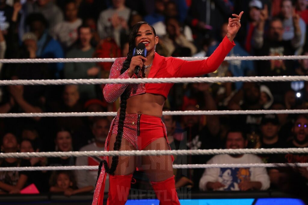 Bianca Belair at WWE Smackdown on Friday, December 1, 2023, at the Barclays Center in Brooklyn, ny. Photo by George Tahinos, https://georgetahinos.smugmug.com