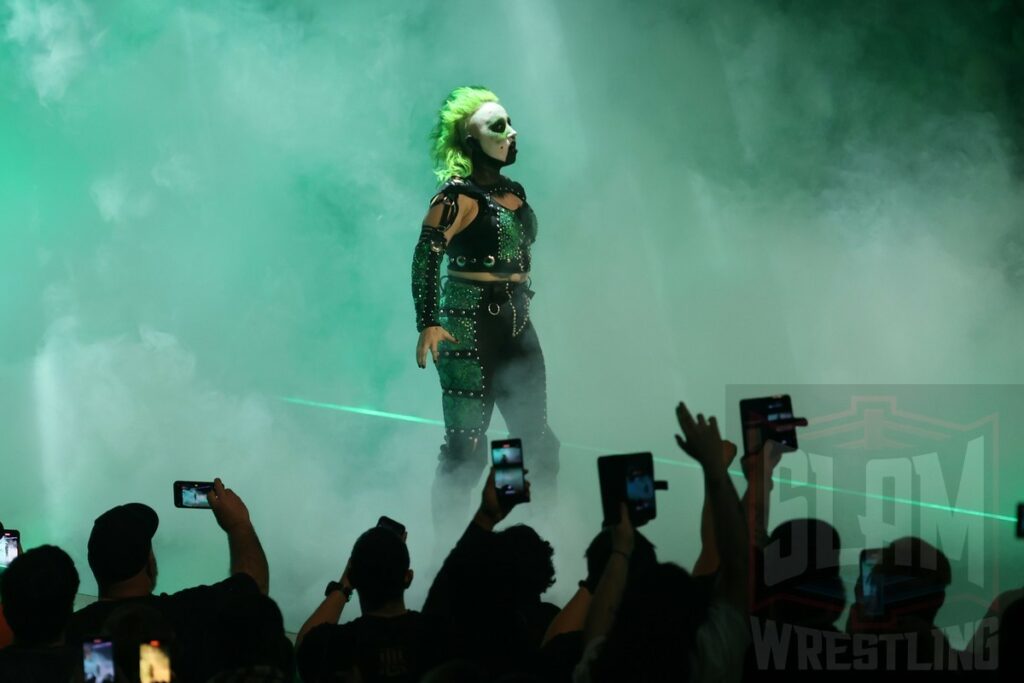 Abadon at AEW Worlds End on Saturday, December 30, 2023, at the Nassau Veterans Memorial Coliseum in Uniondale, New York. Photo by George Tahinos, georgetahinos.smugmug.com