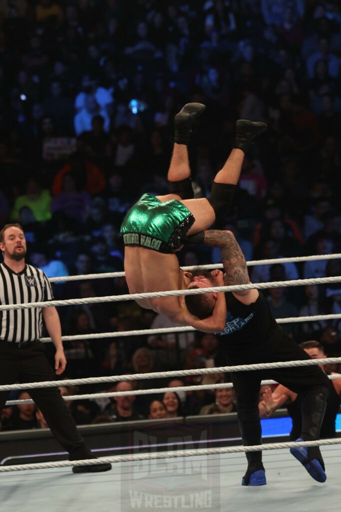 Kevin Owens vs Grayson Waller at WWE Smackdown on Friday, December 1, 2023, at the Barclays Center in Brooklyn, ny. Photo by George Tahinos, https://georgetahinos.smugmug.com