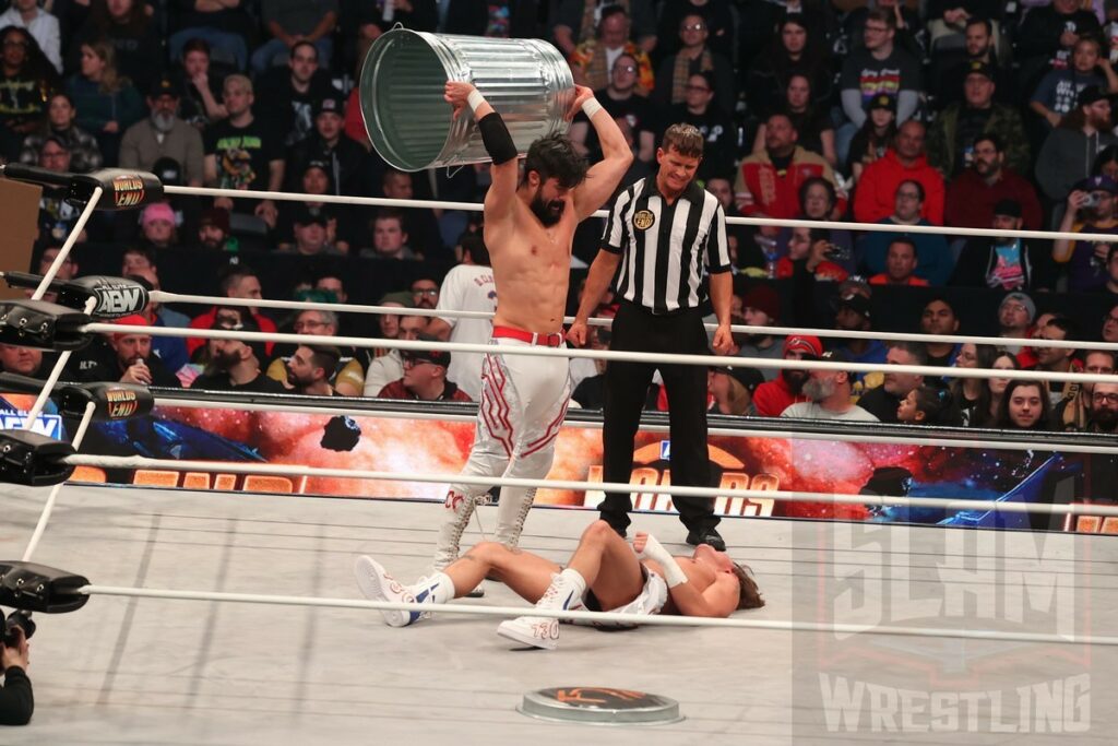 FTW Rules Match For The FTW Championship: Hook (C) Vs. Wheeler Yuta at AEW Worlds End on Saturday, December 30, 2023, at the Nassau Veterans Memorial Coliseum in Uniondale, New York. Photo by George Tahinos, georgetahinos.smugmug.com