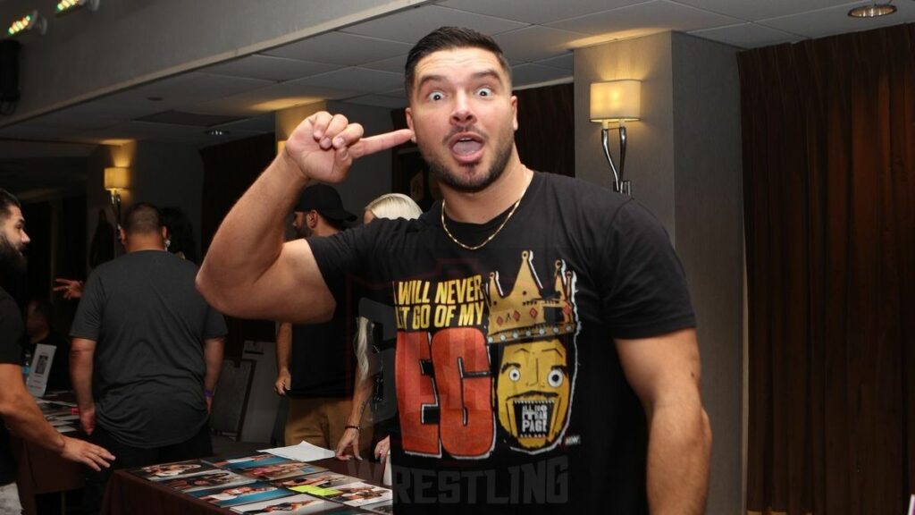 Ethan Page at WrestleBash 2 on Sunday, August 20, 2023, at the DoubleTree by Hilton Fairfield Hotel and Suites in Fairfield, New Jersey. Photo by George Tahinos, georgetahinos.smugmug.com