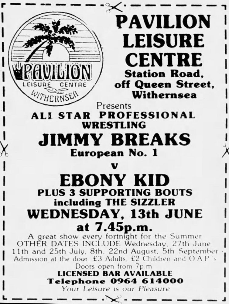 A show in Hull, England, on June 13, 1990.