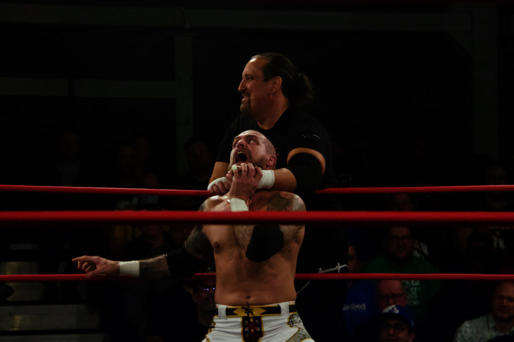 Digital Media Champion Tommy Dreamer vs. Deaner at IMPACT Wrestling: Final Resolution at Don Kolov Arena in Mississauga, Ontario on Sat. Dec. 9, 2023. Photo by Steve Argintaru, Twitter/Instagram: @stevetsn