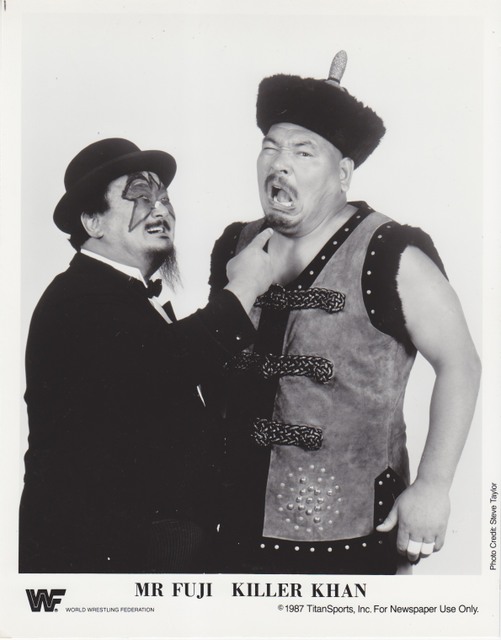 Mr. Fuji and Killer Khan in WWF.