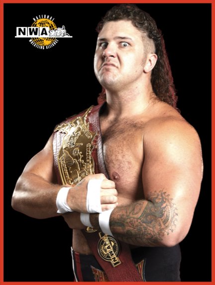 "Thrillbilly" Silas Mason as NWA National champion. NWA photo