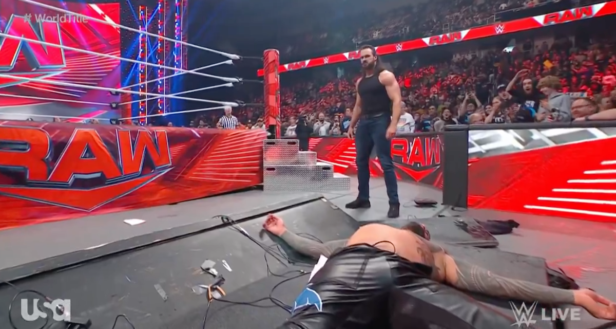 Raw: McIntyre shows his inner Scottish Psychopath