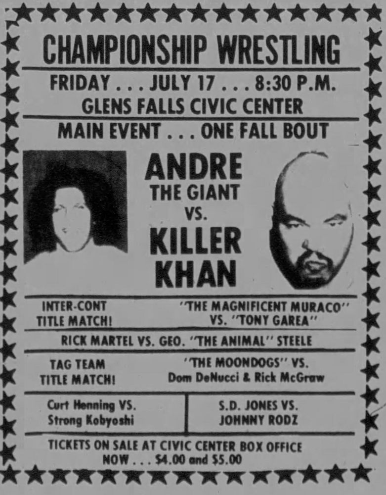WWWF in Glens Falls, NY, on July 17, 1981.